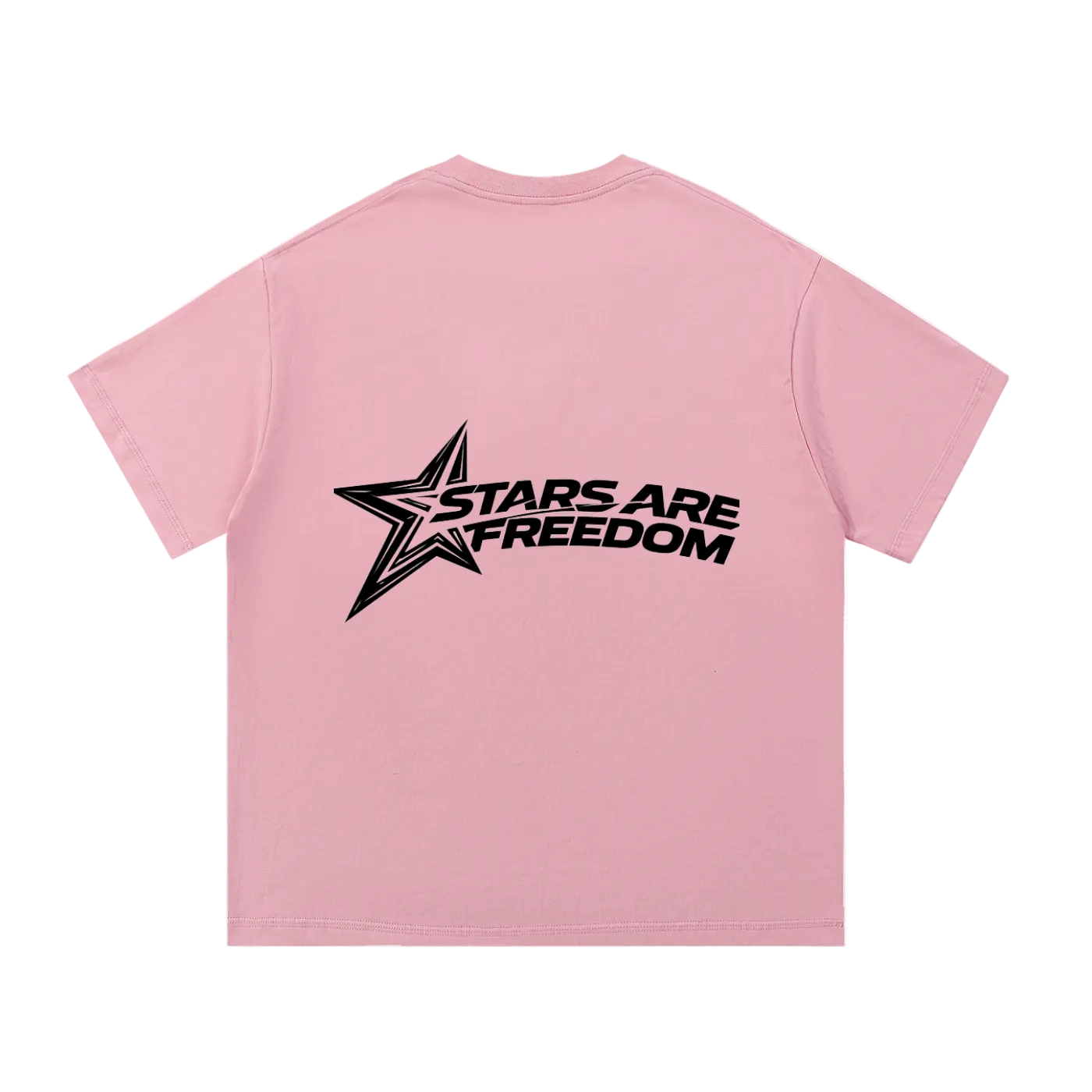 Stars Are Freedom Graphic T Pink