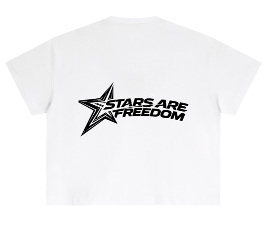 STARS ARE FREEDOM BOXY "Unseen Stars" T Shirt